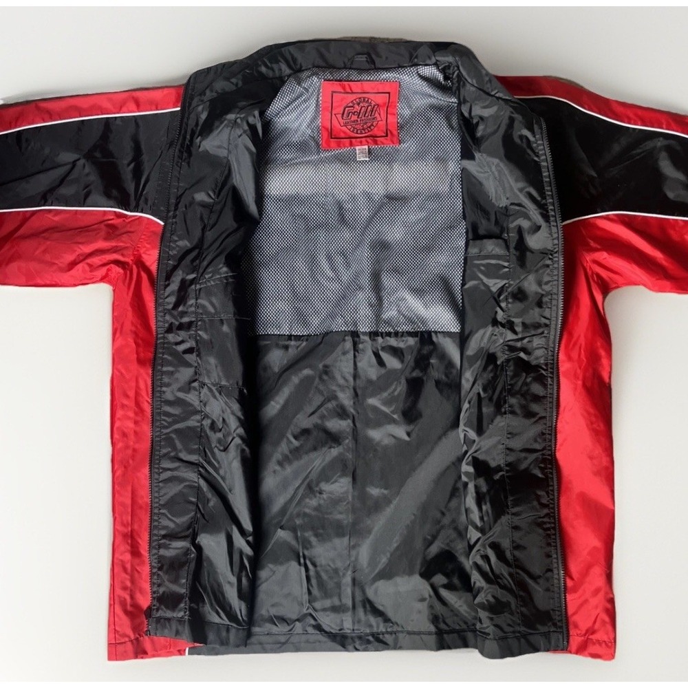 Wisconsin Badgers Windbreaker Jacket XL Men's Full Zip G-III Black Red Sewn NWT - Picture 3 of 14